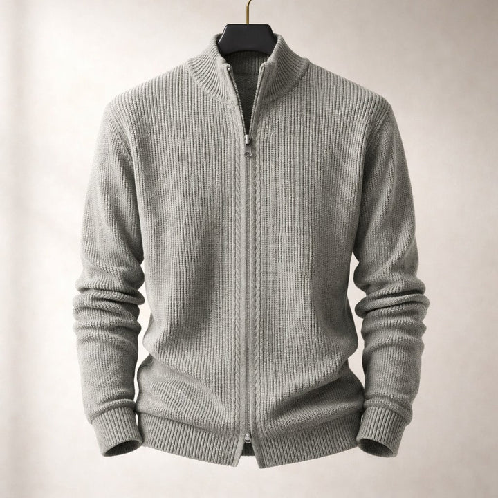 Riccardo Strickpullover mit Reißverschluss