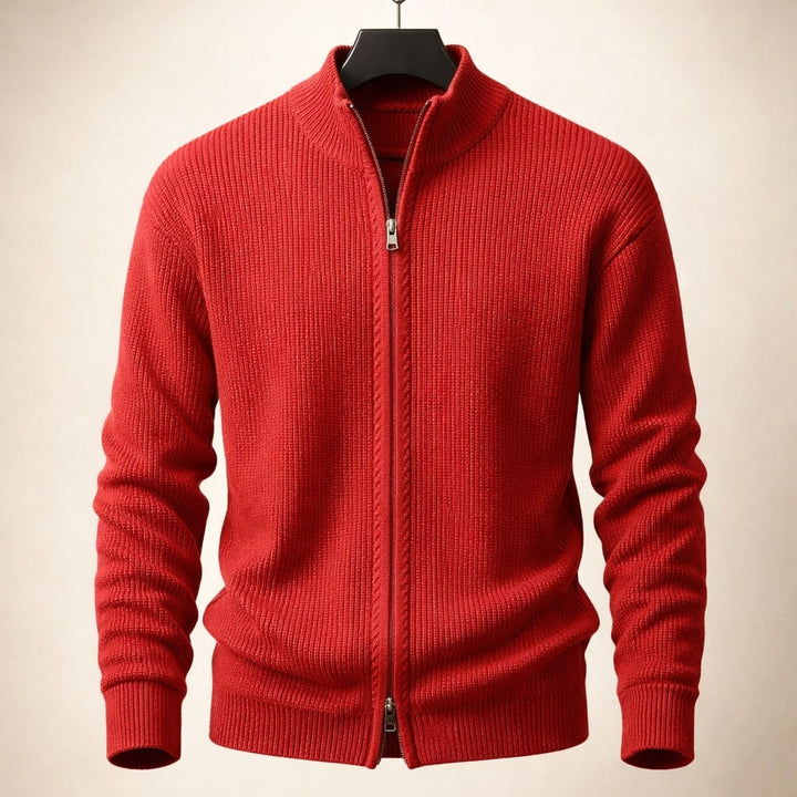 Riccardo Strickpullover mit Reißverschluss