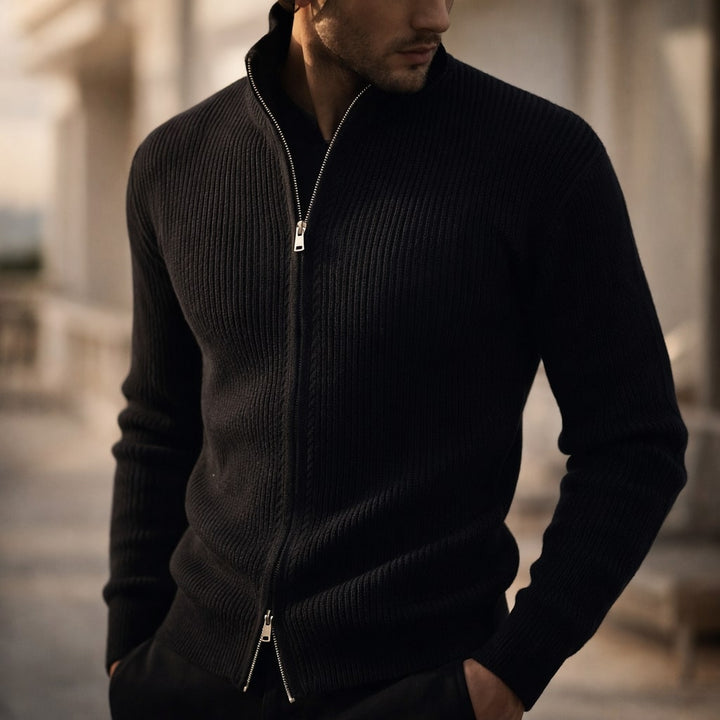 Riccardo Strickpullover mit Reißverschluss