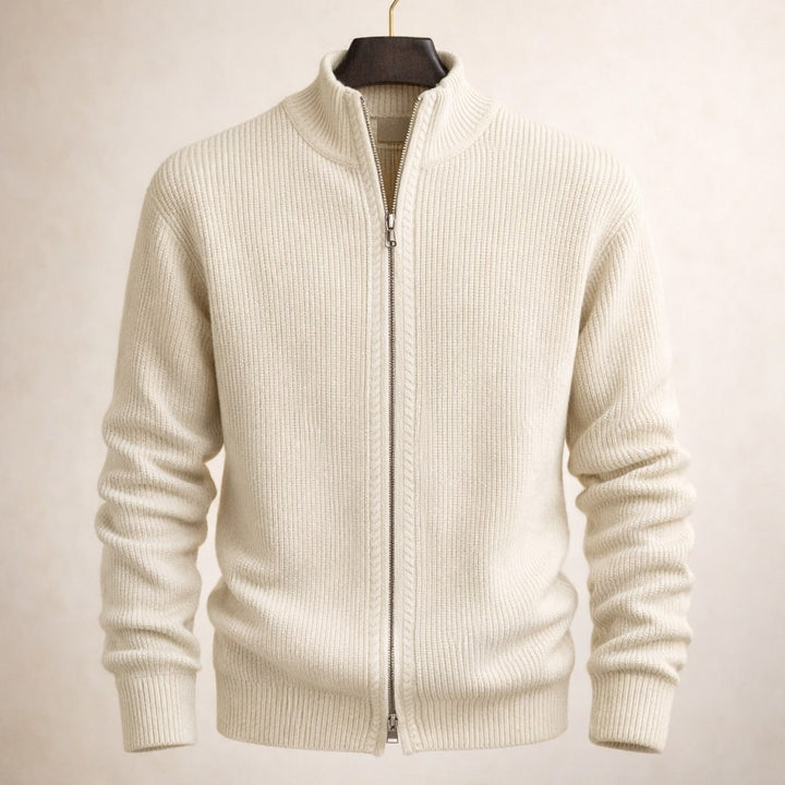 Riccardo Strickpullover mit Reißverschluss