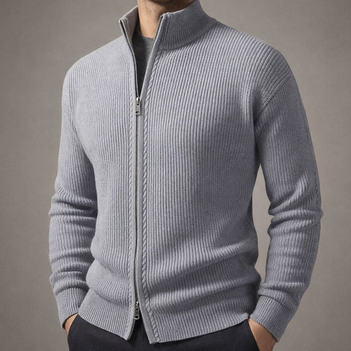 Riccardo Strickpullover mit Reißverschluss