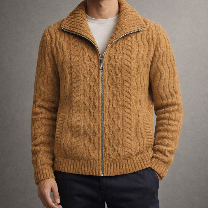Alberto Strickjacke mit Reißverschluss