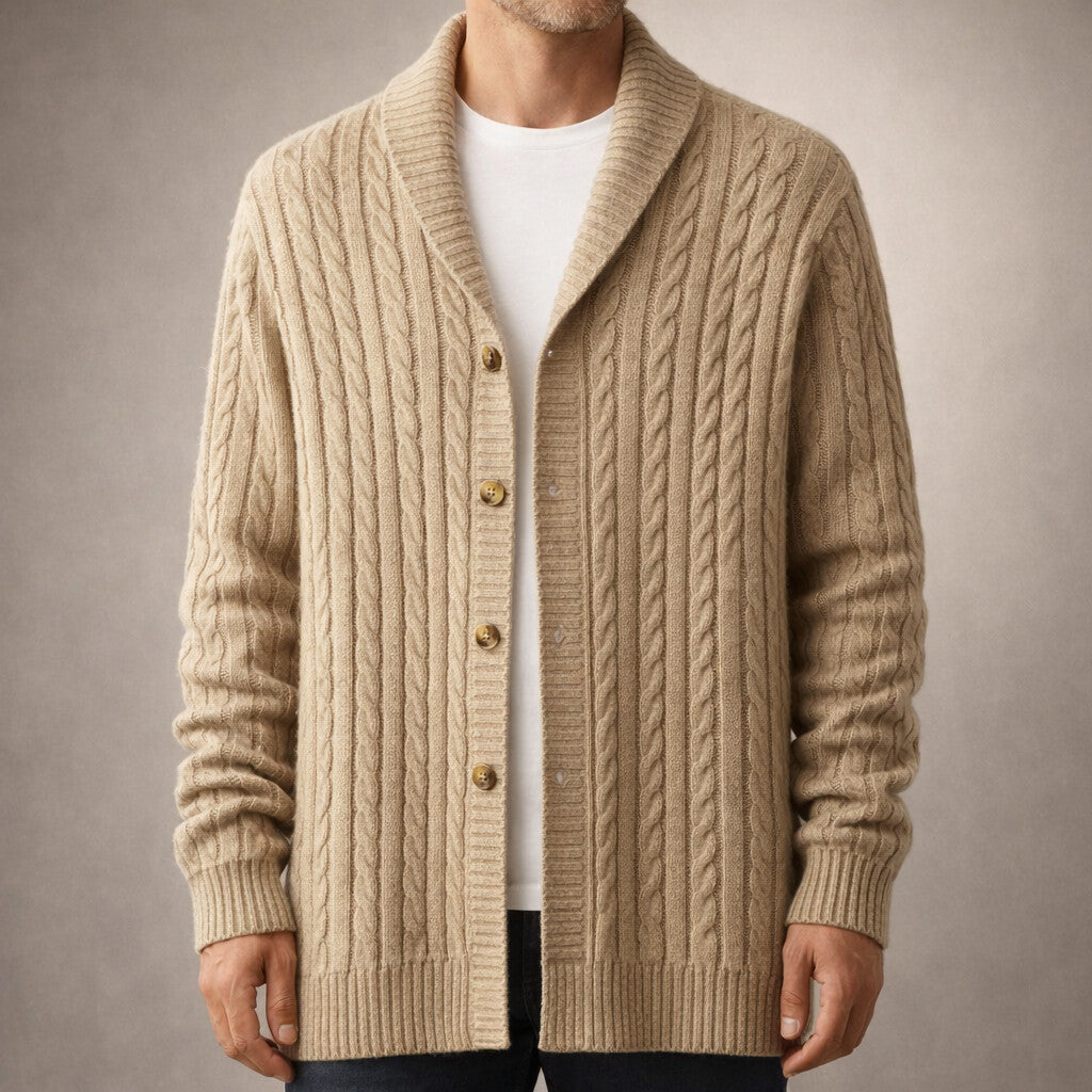 Giacomo Strickjacke mit Schalkragen