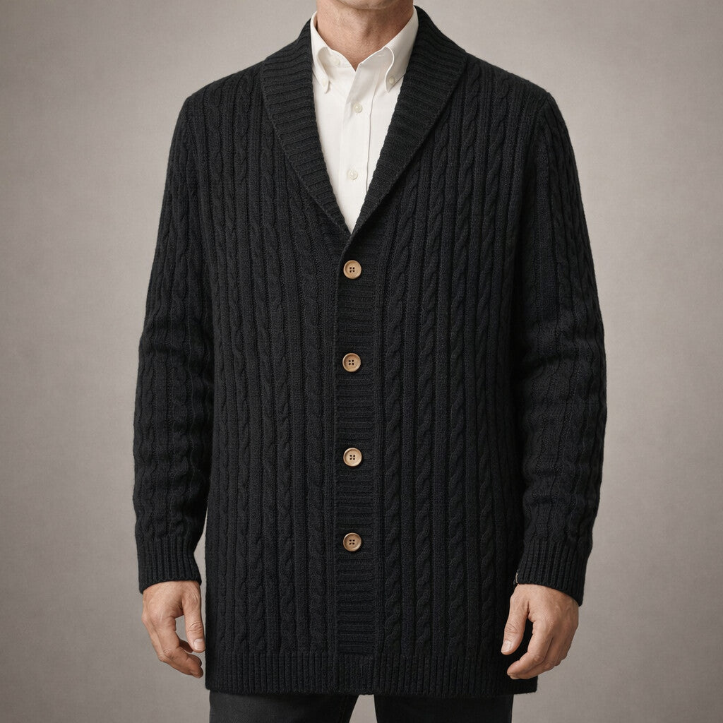 Giacomo Strickjacke mit Schalkragen