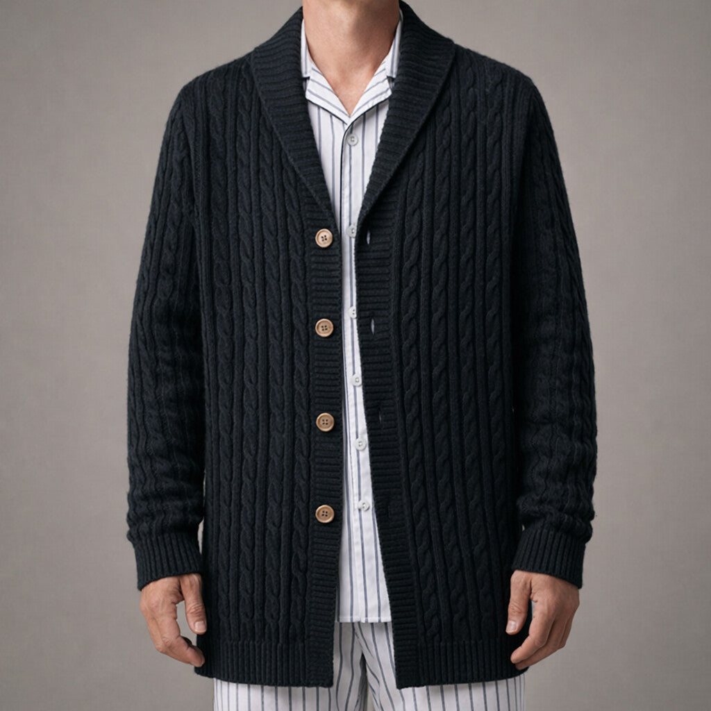 Giacomo Strickjacke mit Schalkragen