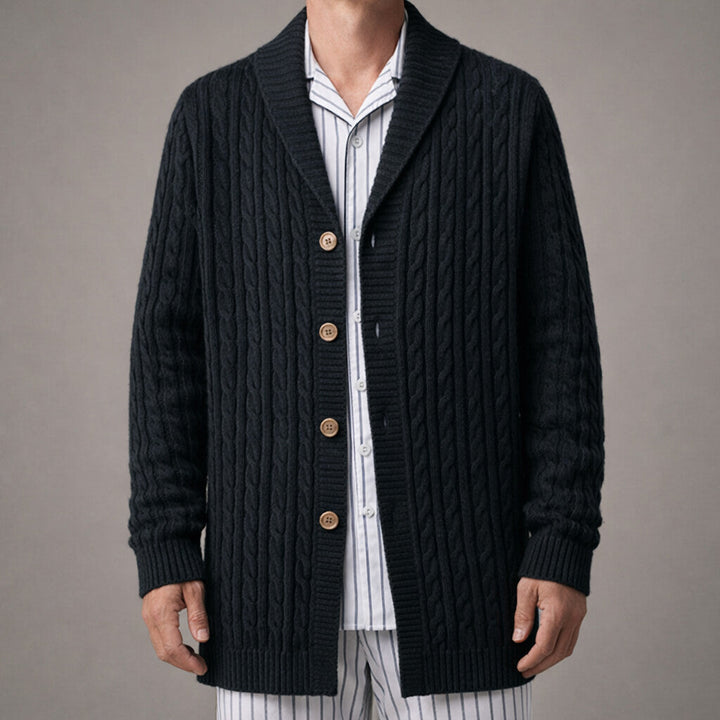 Giacomo Strickjacke mit Schalkragen