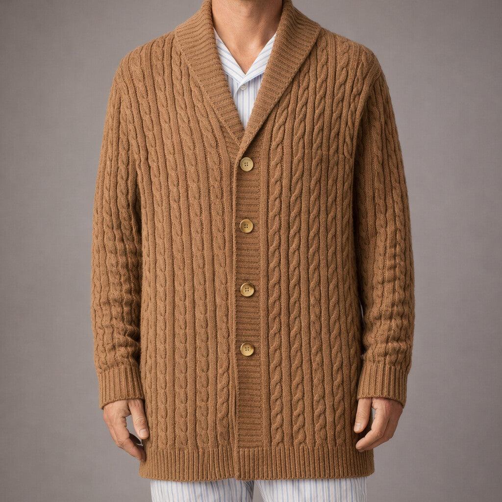 Giacomo Strickjacke mit Schalkragen