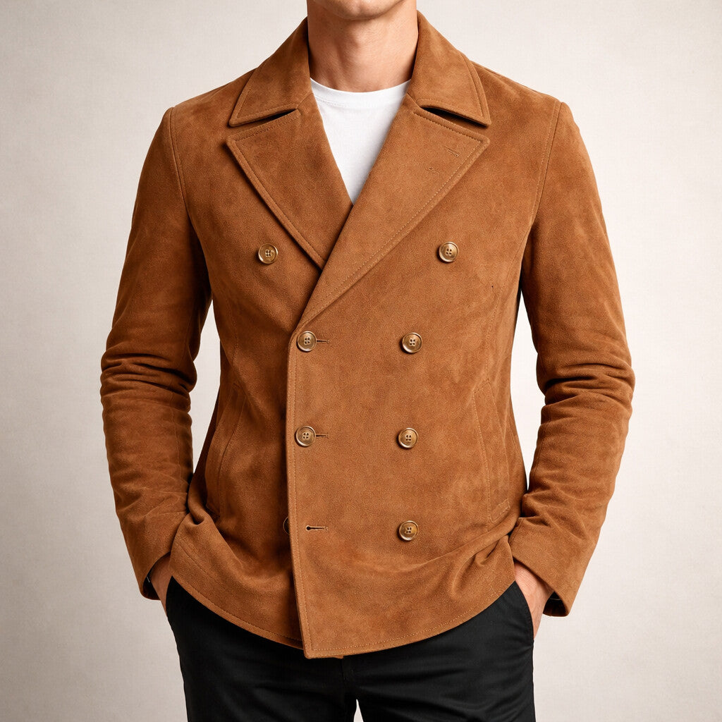 Vittorio Wildleder-Cabanjacke