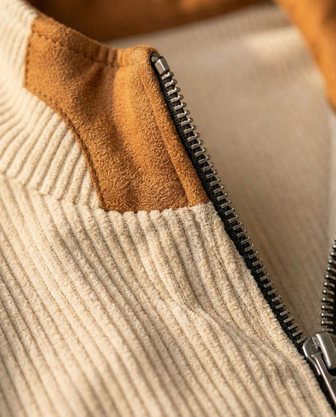 Enzo Rippjacke mit Reißverschluss