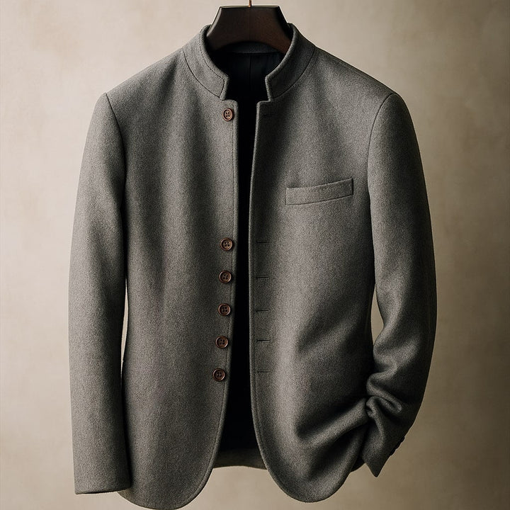 Matteo Wolljacke mit Stehkragen