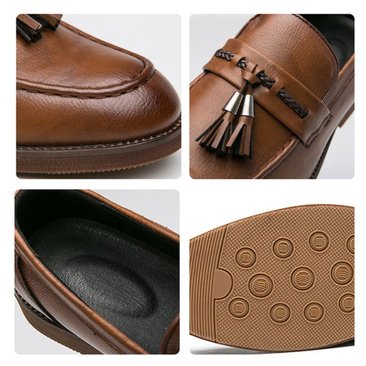 Luciano Leder-Loafer mit Quasten