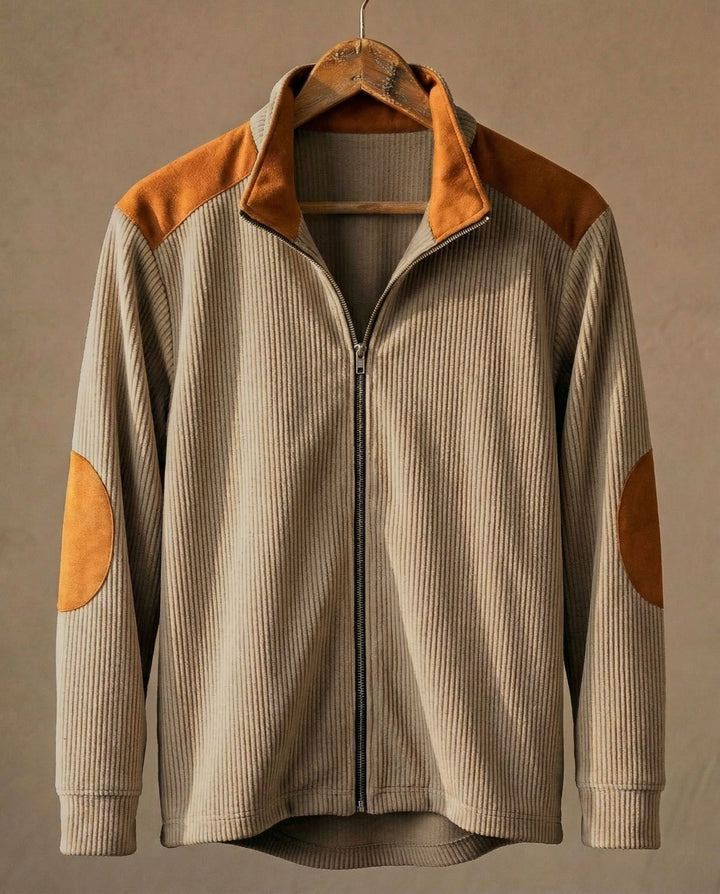 Enzo Rippjacke mit Reißverschluss