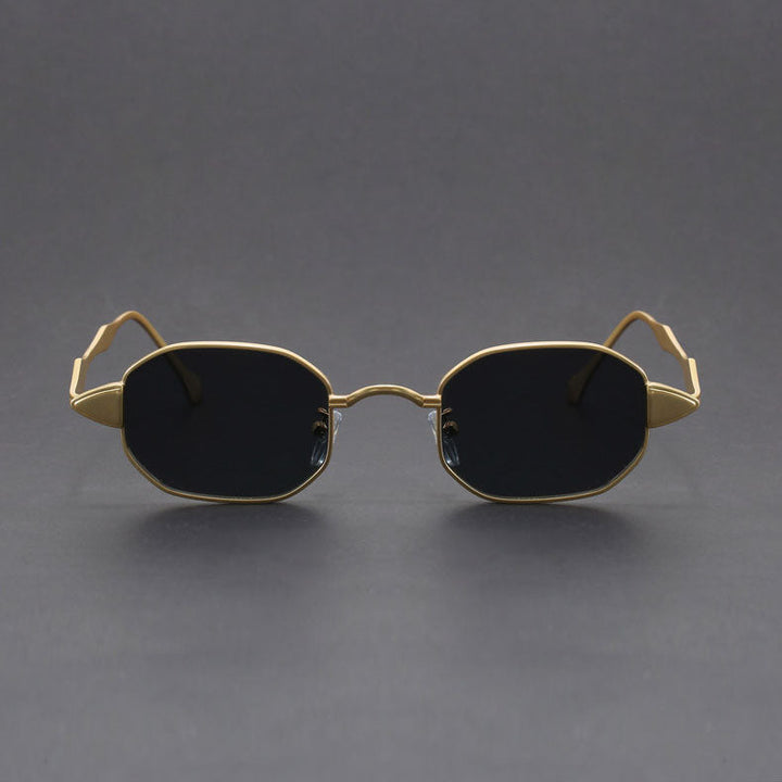Sebastien Skulpturale Metall-Sonnenbrille