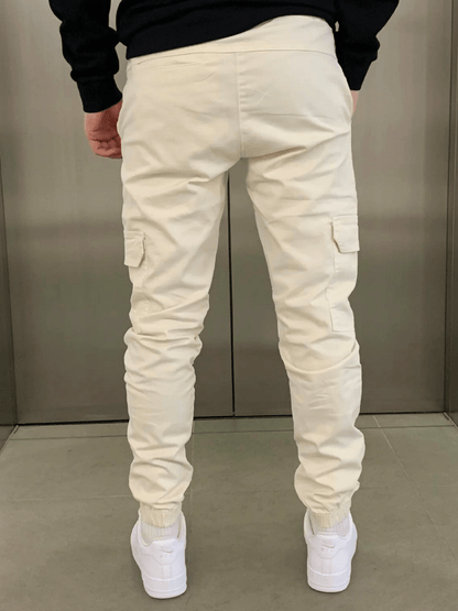 AVELOR Cargo Jogger - Cream