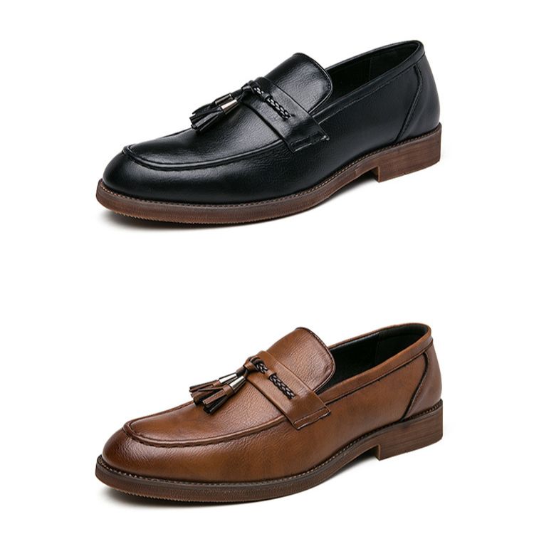 Luciano Leder-Loafer mit Quasten