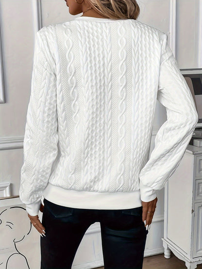 AVELOR Amy Zip Knit Sweater