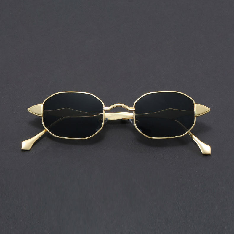Sebastien Skulpturale Metall-Sonnenbrille