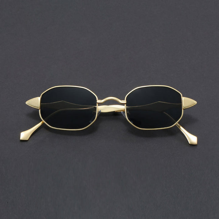 Sebastien Skulpturale Metall-Sonnenbrille