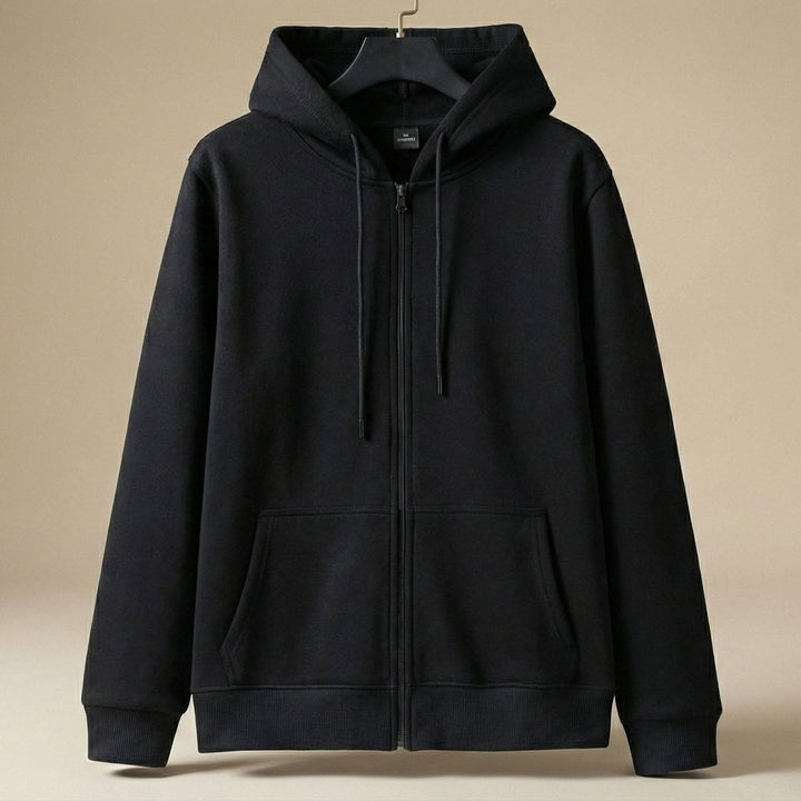 Lorenzo Baumwoll-Hoodie mit Reißverschluss