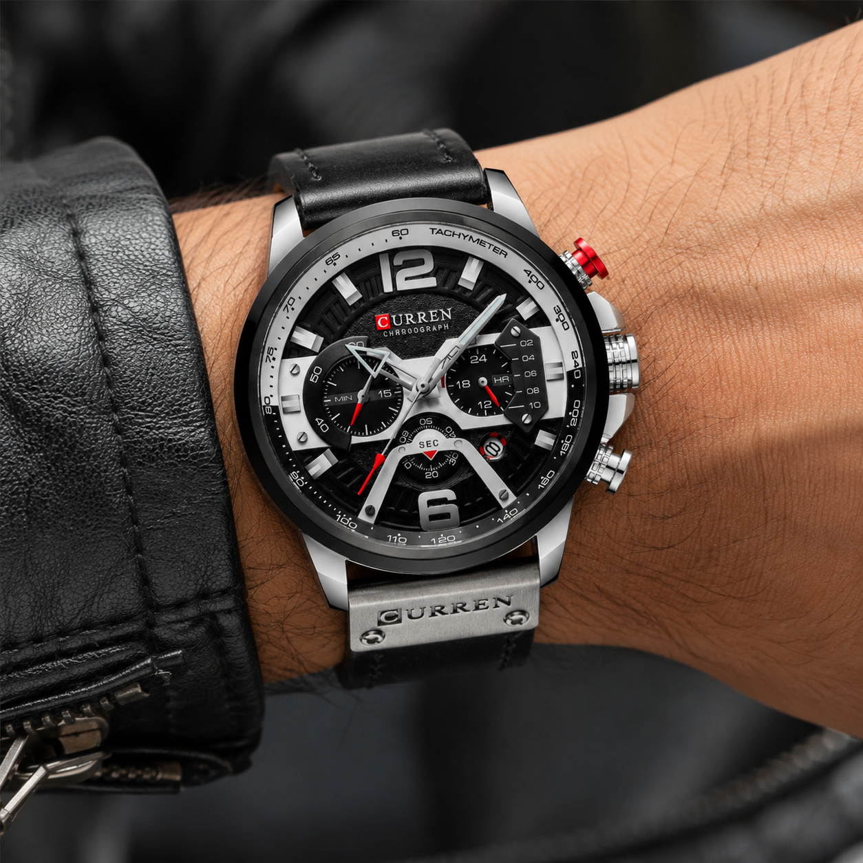 Curren Magnus White Men's Watch