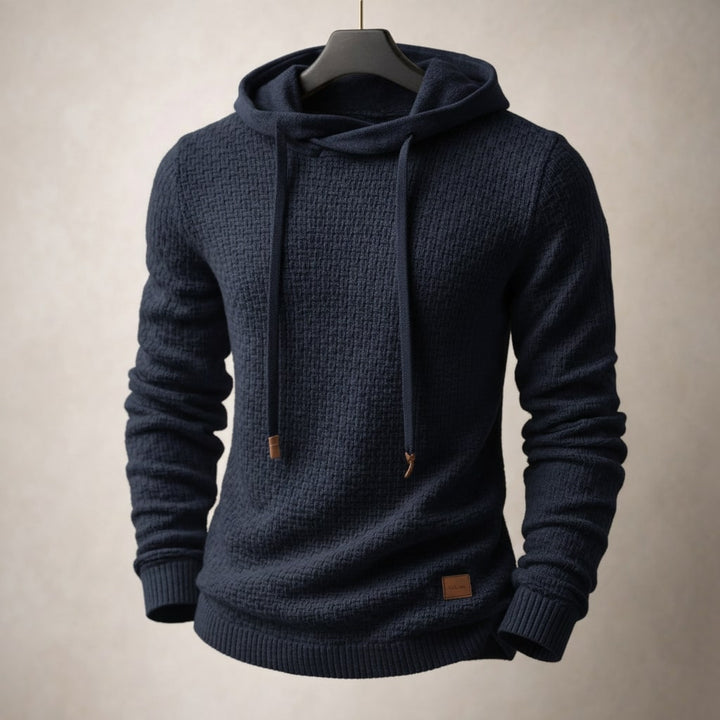 Matteo Strukturierter Strick-Hoodie