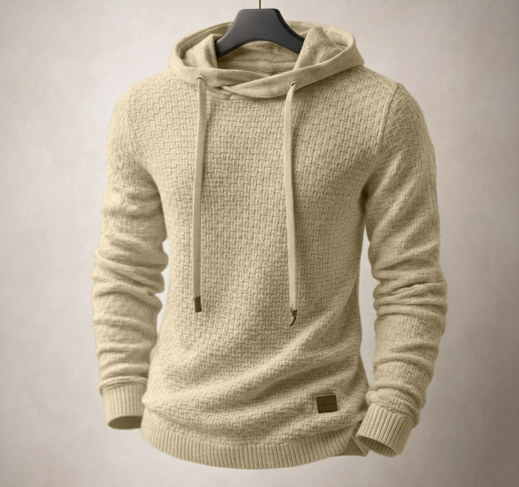 Matteo Strukturierter Strick-Hoodie