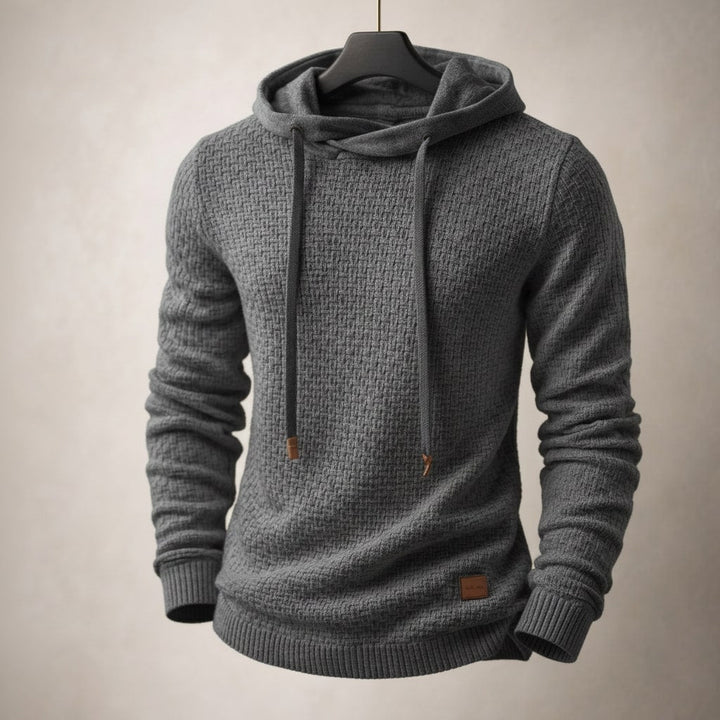 Matteo Strukturierter Strick-Hoodie