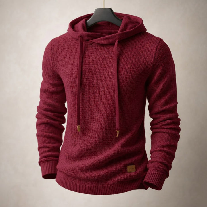 Matteo Strukturierter Strick-Hoodie