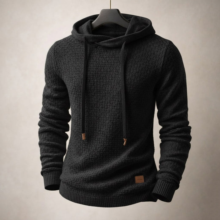 Matteo Strukturierter Strick-Hoodie