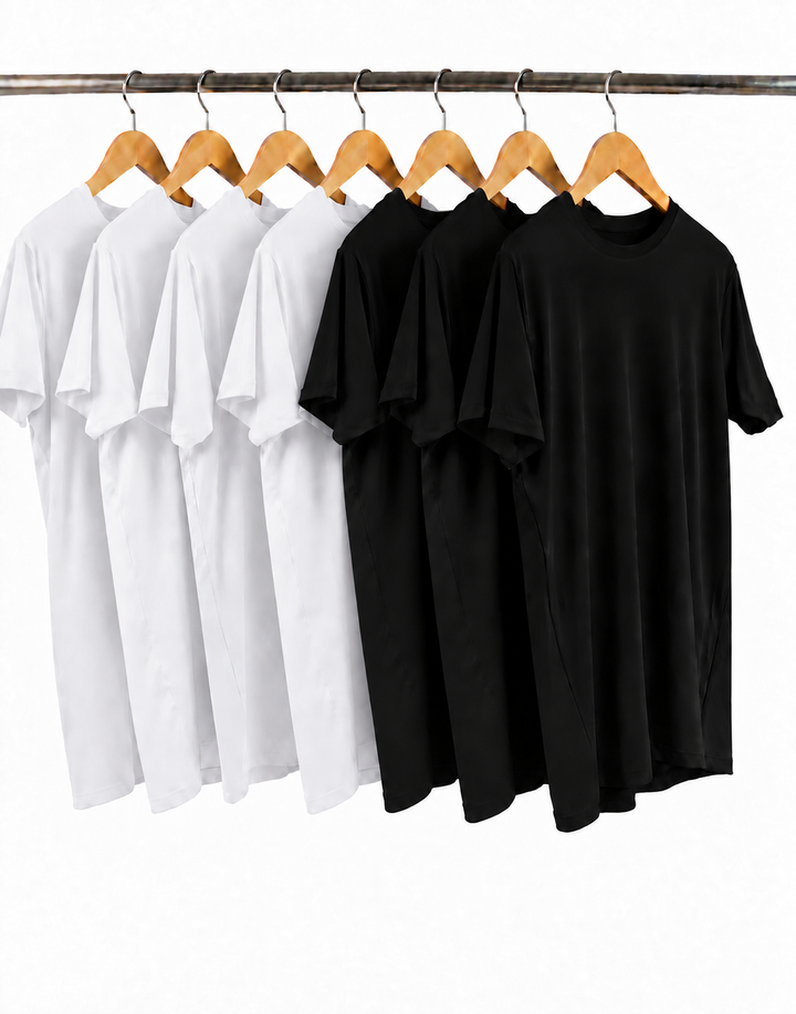 7er T-Shirt Vorteilspack – 4 kaufen, 3 gratis