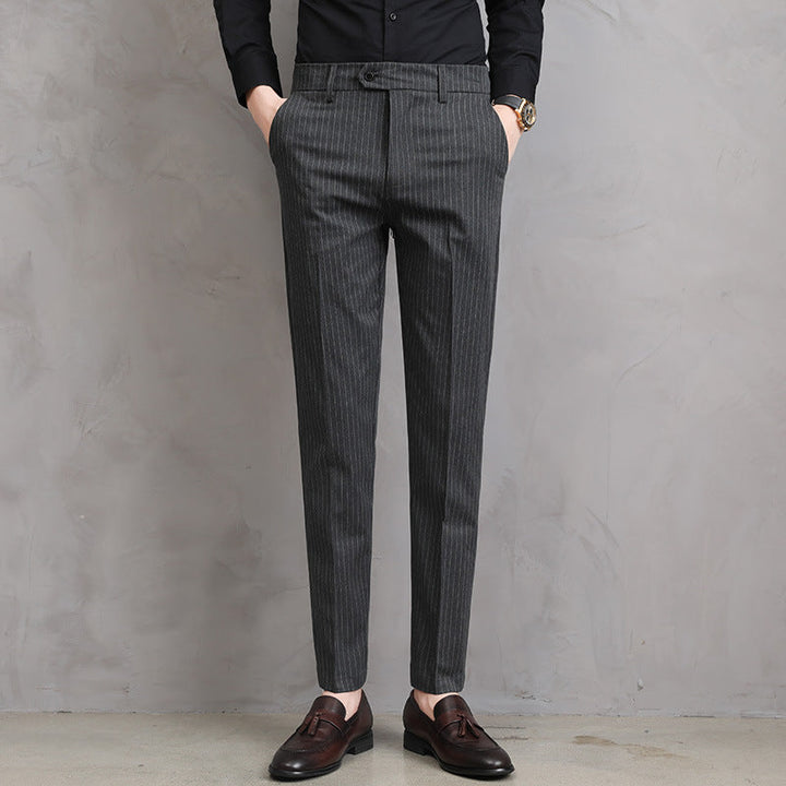 Adriano Getailorte Nadelstreifenhose