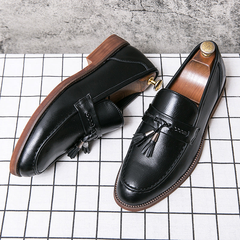 Luciano Leder-Loafer mit Quasten