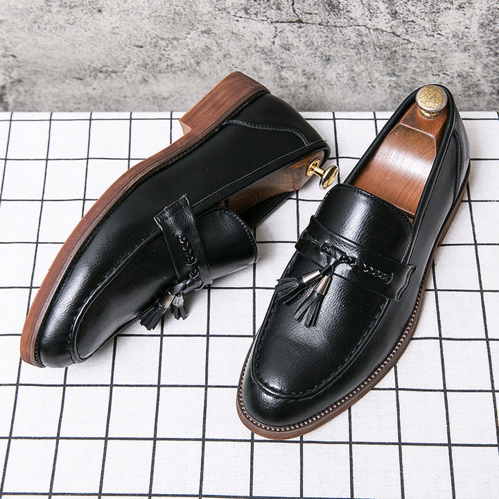 Luciano Leder-Loafer mit Quasten
