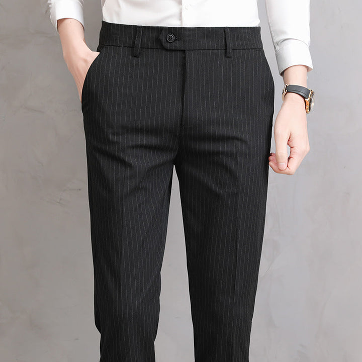 Adriano Getailorte Nadelstreifenhose