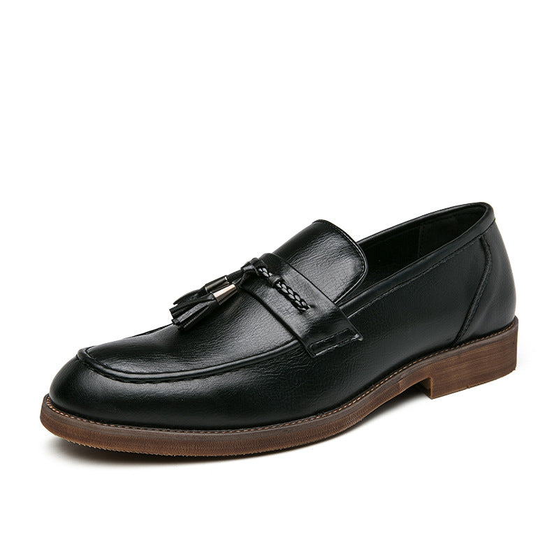 Luciano Leder-Loafer mit Quasten