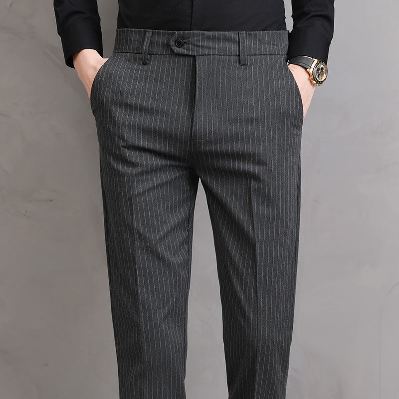 Adriano Getailorte Nadelstreifenhose