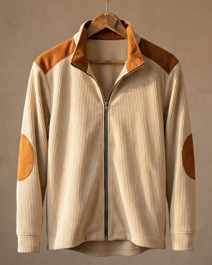 Enzo Rippjacke mit Reißverschluss