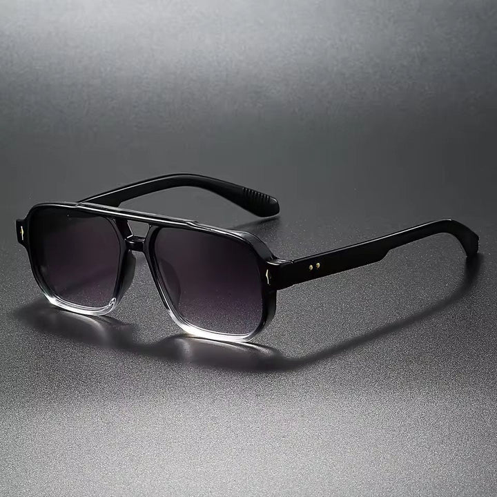 Bruno Eckige Vintage-Sonnenbrille