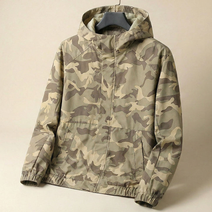 Alberto Wasserdichte Shell-Jacke mit Kapuze