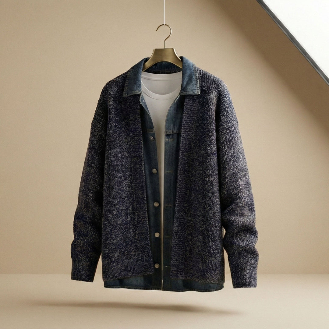 Marcello Geschichtete Strickjacke