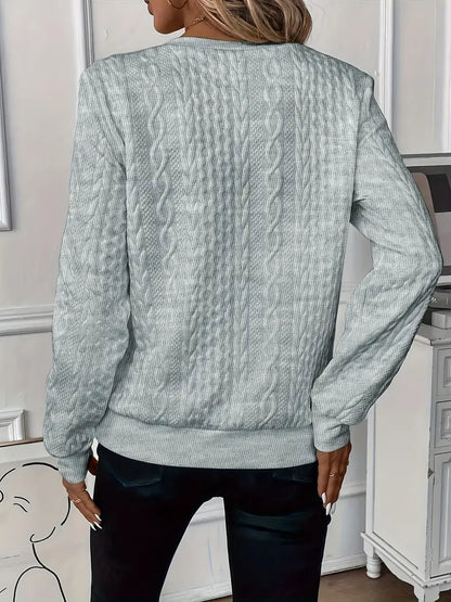 AVELOR Amy Zip Knit Sweater