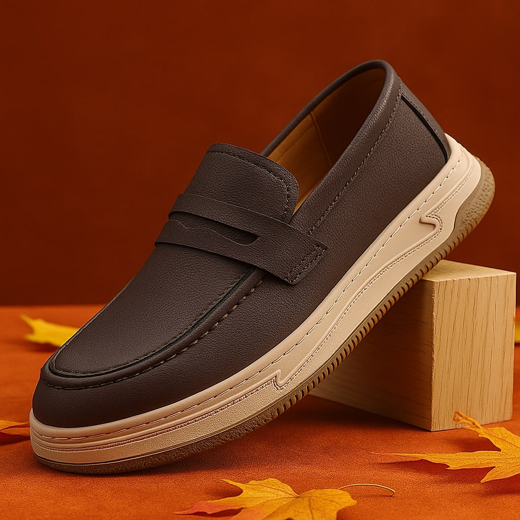 Angelo Penny-Leder-Loafer