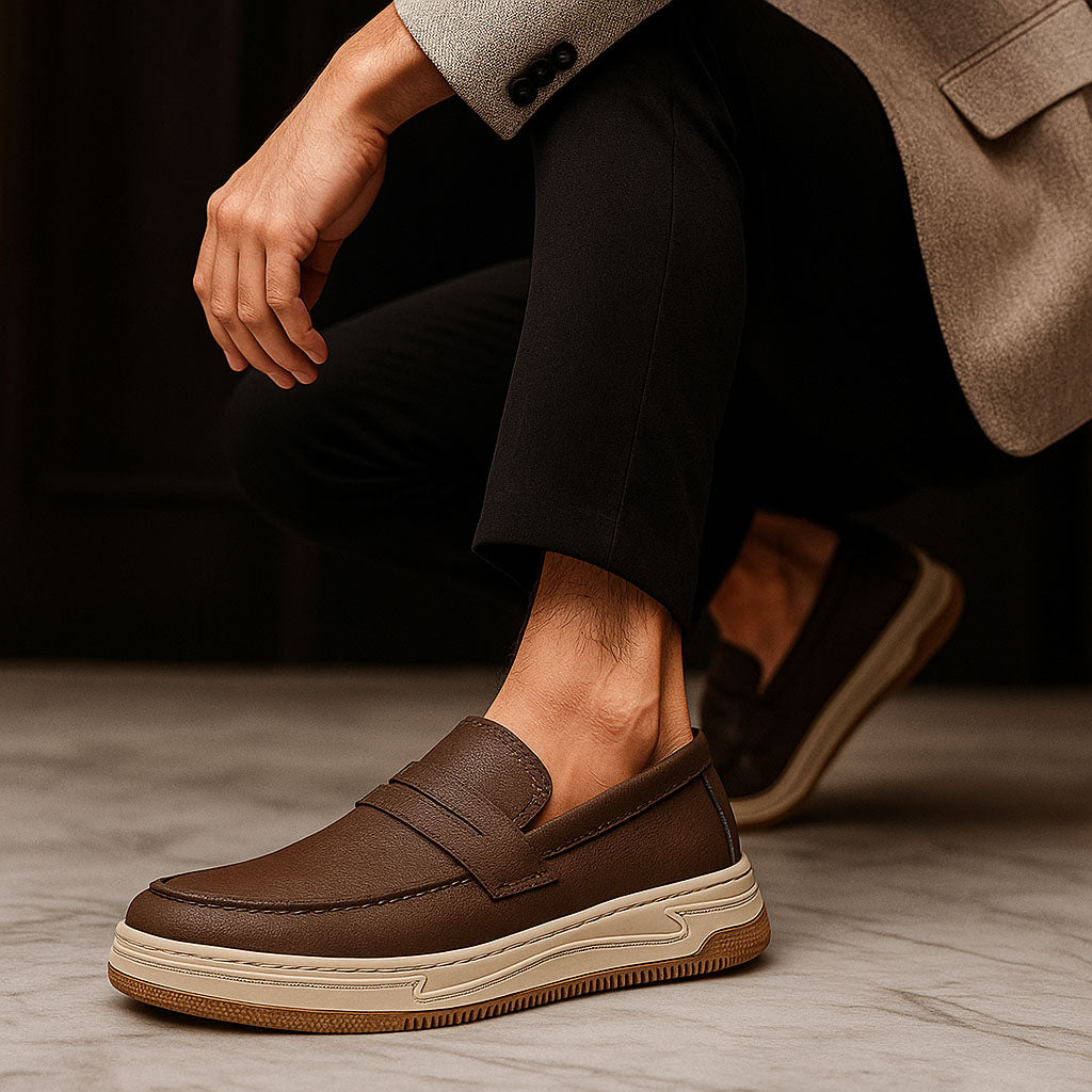 Angelo Penny-Leder-Loafer