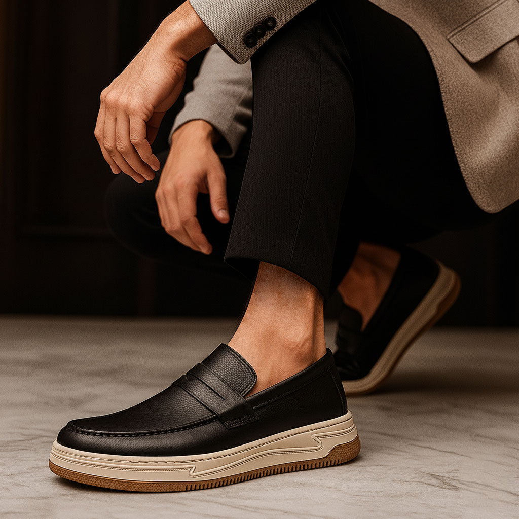Angelo Penny-Leder-Loafer