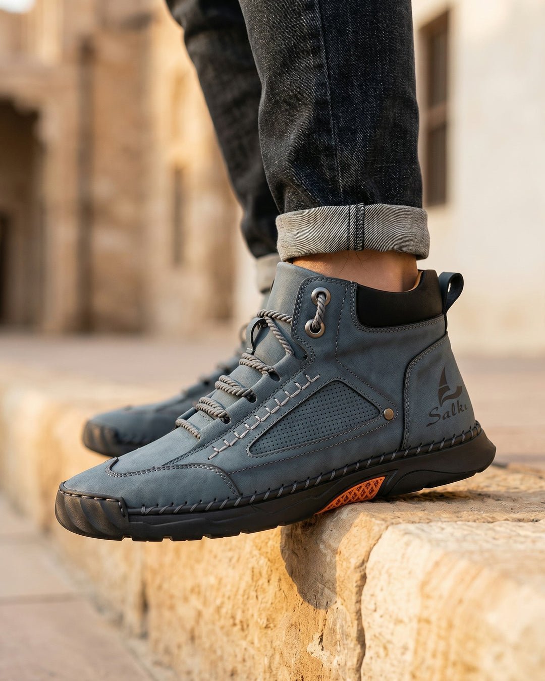 Bonifacio Knöchelhoher Stiefel aus veganem Leder