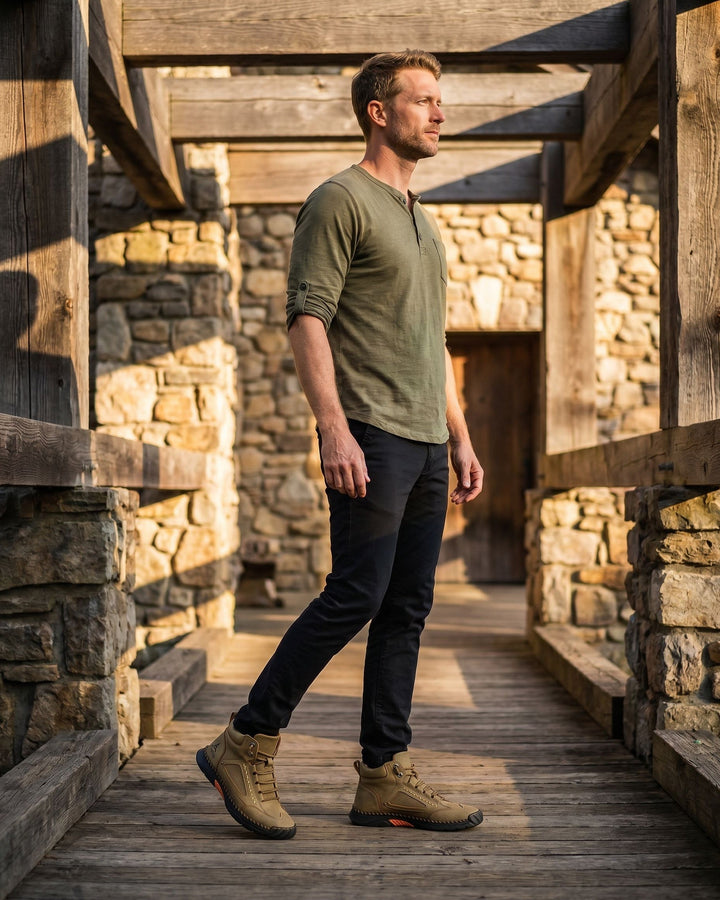 Bonifacio Knöchelhoher Stiefel aus veganem Leder
