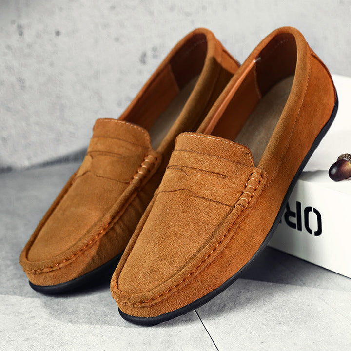 Carmine Wildleder-Slipper