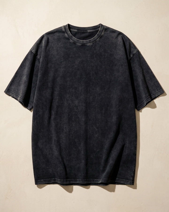 Elio Oversize-T-Shirt aus gewaschener Baumwolle