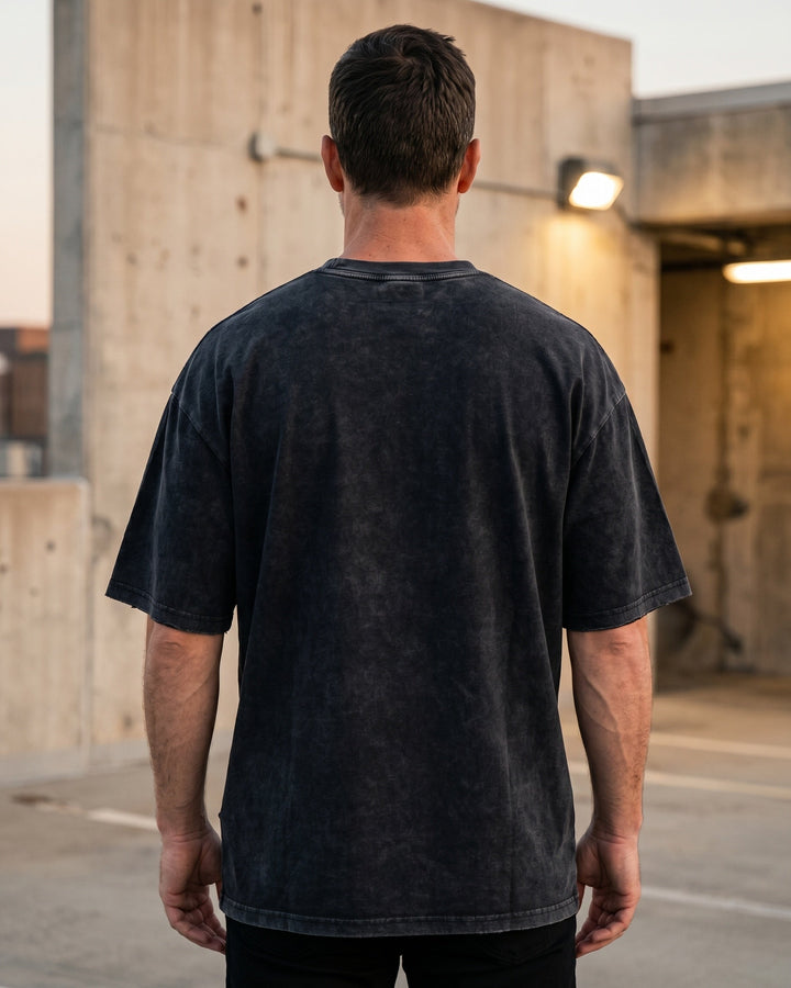 Elio Oversize-T-Shirt aus gewaschener Baumwolle