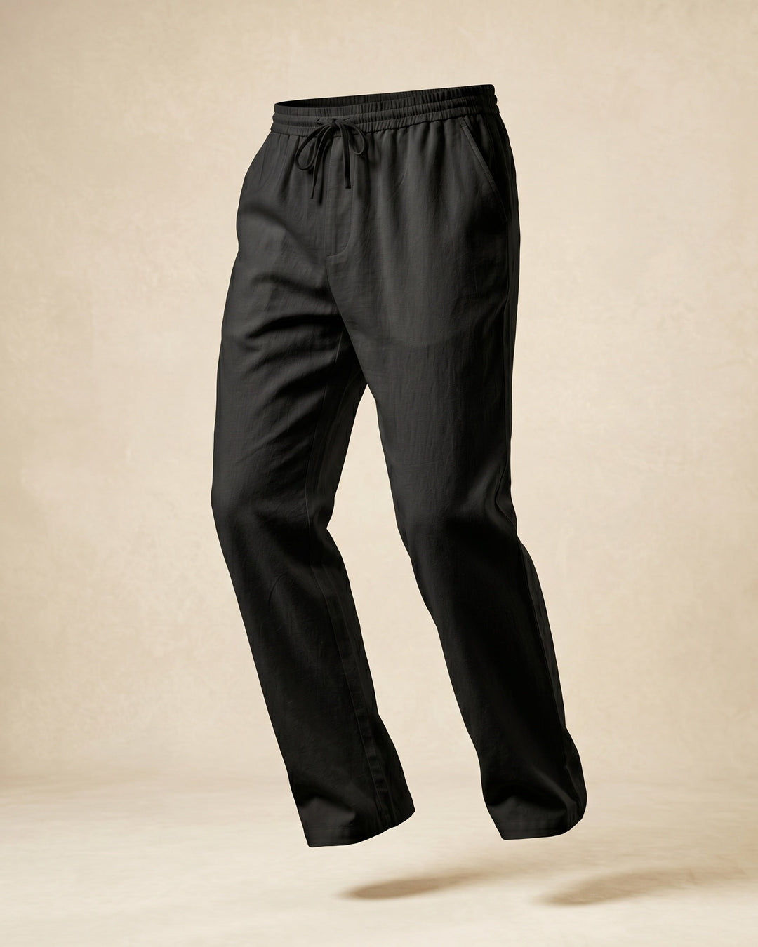 Umberto Lockere Leinenhose mit geradem Bein